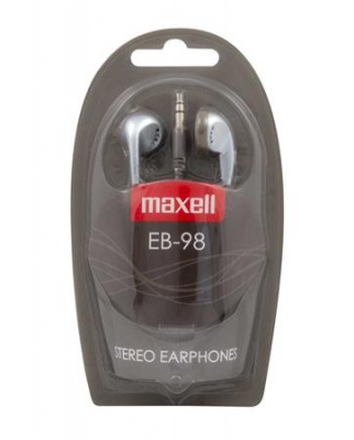 Fülhallgató, MAXELL "Ear Buds 98", ezüst