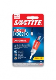 Pillanatragasztó, 4 g, HENKEL "Loctite Super Bond Original"